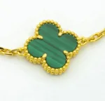 [Eternal Jewelry]CLOVER  5 MOTIF MALACHITE DIAMOND BRACELET - 图片 8