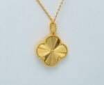 [Eternal Jewelry]CLOVER 25MM PEDANT NECKLACE GOLD - 图片 3