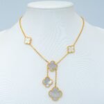 [Eternal Jewelry]CLOVER MOTHER OF PEARL NECKLACE 6 MOTIF