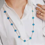 [Eternal Jewelry]CLOVER 20 MOTIFS TURQUOISE GOLD - 图片 2