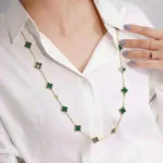 [Eternal Jewelry]CLOVER 20 MOTIFS MALACHITE GOLD - 图片 2