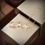 [Eternal Jewelry]JEUX DE WHITE MOP GOLD DIAMOND EARRINGS - 图片 2