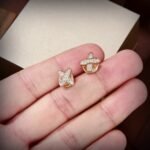 [Eternal Jewelry]JEUX DE GOLD DIAMOND EARRINGS - 图片 3