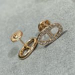 [Eternal Jewelry]HM FULL DIAMOND PIG NOSE STUD EARRINGS - 图片 7