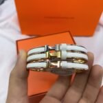 [Eternal Jewelry]CLASSIC HM CLIC WHITE 8MM ENAMEL BRACELET - 图片 9