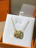 [Eternal Jewelry]HM CLIC YELLOW ENAMEL GOLD NECKLACE - 图片 3