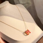 [Eternal Jewelry]HM CLIC RED ENAMEL GOLD NECKLACE - 图片 10