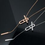 [Eternal Jewelry]HM NECKLACE PLATINUM ROSE GOLD DIAMOND