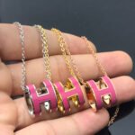 [Eternal Jewelry]H NECKLACE PINK - 图片 3