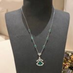[Eternal Jewelry]DREAM NECKLACE MALACHITE DIAMOND SILVER - 图片 6