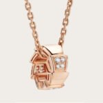 [Eternal Jewelry]SERPENTI PEDANT DIAMOND PINK GOLD NECKLACE - 图片 2