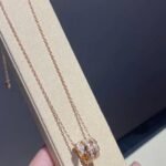 [Eternal Jewelry]SERPENTI PINK GOLD NECKLACE DOUBLE RING DIAMOND - 图片 7