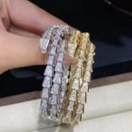 [Eternal Jewelry]SERPENTI BRACELET GOLD DIAMOND DOUBLE ROW - 图片 4