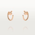 [Eternal Jewelry]JUSTE EARRINGS 12.75MM PINK GOLD DIAMOND - 图片 2