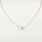 [Eternal Jewelry]LOVE NECKLACE PINK GOLD AND SILVER - 图片 2