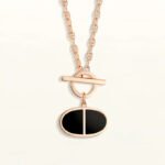 [Eternal Jewelry]CHAINE VERSO BLACK CERAMIC NECKLACE - 图片 2
