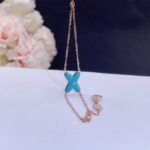 [Eternal Jewelry]JEUX BRACELET TURQUOISE PINK GOLD 1 DIAMOND - 图片 3