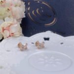 [Eternal Jewelry]JEUX DE PINK GOLD DIAMOND EARRINGS - 图片 3