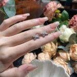 [Eternal Jewelry]JEUX DE SILVER DIAMOND EARRINGS - 图片 3