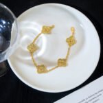 [Eternal Jewelry]CLOVER 5 MOTIFS BRONZING BRACELET - 图片 11