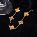 [Eternal Jewelry]CLOVER 5 MOTIFS BRONZING BRACELET - 图片 4