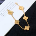 [Eternal Jewelry]CLOVER 5 MOTIFS BRONZING BRACELET - 图片 9