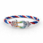 [Eternal Jewelry]FORC LARGE HORSESHOE  COLORED DIAMOND BRACELET SILVER - 图片 9