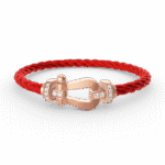 [Eternal Jewelry]FORCE LARGE HORSESHOE HALF DIAMOND BRACELET ROSE GOLD - 图片 2