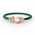 [Eternal Jewelry]FORCE LARGE HORSESHOE HALF DIAMOND BRACELET ROSE GOLD - 图片 13