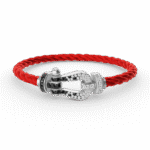 [Eternal Jewelry]FORCE LARGE HORSESHOE BLACK WHITE DIAMOND BRACELET SILVER - 图片 10