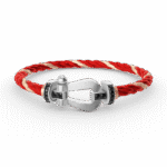 [Eternal Jewelry]FORCE LARGE HORSESHOE BLACK DIAMOND BRACELET SILVER - 图片 13