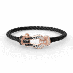 [Eternal Jewelry]FORCE LARGE HORSESHOE BLACK WHITE DIAMOND BRACELET ROSE GOLD - 图片 8