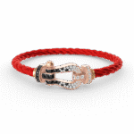 [Eternal Jewelry]FORCE LARGE HORSESHOE BLACK WHITE DIAMOND BRACELET ROSE GOLD - 图片 9