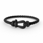 [Eternal Jewelry]FORCE LARGE SERIES HORSESHOE BLACK SAMURAI BRACELET