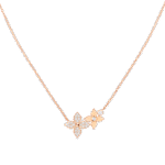 [Eternal Jewelry]STAR BLOSSOM NECKLACE PINK GOLD DIAMONDS - 图片 2