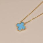 [Eternal Jewelry]CLOVER 15MM VINTAGE TURQUOISE NECKLACE - 图片 4