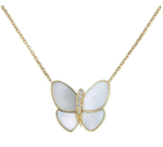 [Eternal Jewelry]BUTTERFLY GOLD MOP DIAMOND NECKLACE - 图片 2