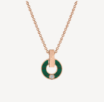 [Eternal Jewelry]GARI NECKLACE PINK GOLD MALACHITE - 图片 2