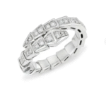 [Eternal Jewelry]SERPENTI RING SILVER DIAMOND PAVED 4MM - 图片 2