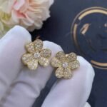 [Eternal Jewelry]FRIVOLE GOLD FLOWER DIAMOND EARRINGS - 图片 4