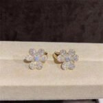 [Eternal Jewelry]FRIVOLE GOLD FLOWER DIAMOND EARRINGS - 图片 2