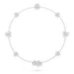 [Eternal Jewelry]FRIVOLE SILVER 9 FLOWERS NECKLACE - 图片 2