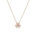 [Eternal Jewelry]FRIVOLE ROSE GOLD FLOWER DIAMOND NECKLACE