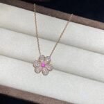 [Eternal Jewelry]FRIVOLE ROSE GOLD FLOWER DIAMOND NECKLACE - 图片 6