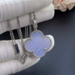 [Eternal Jewelry]CLOVER SILVER CHALCEDONY BIG CLOVER NECKLACE - 图片 2