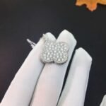 [Eternal Jewelry]CLOVER 25MM SILVER FULL DIAMOND BIG CLOVER NECKLACE - 图片 2