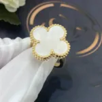 [Eternal Jewelry]CLOVER WHITE MOP RING - 图片 2