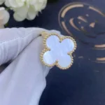 [Eternal Jewelry]CLOVER WHITE MOP RING - 图片 4
