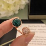 [Eternal Jewelry]PERLEE COULEURS DIAMOND ROSE GOLD BETWEEN THE FINGER RING - 图片 5