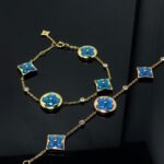 [Eternal Jewelry]STAR AND SUN 4 MOTIF BLUE BRACELET - 图片 2